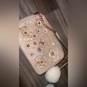 mk flower purse